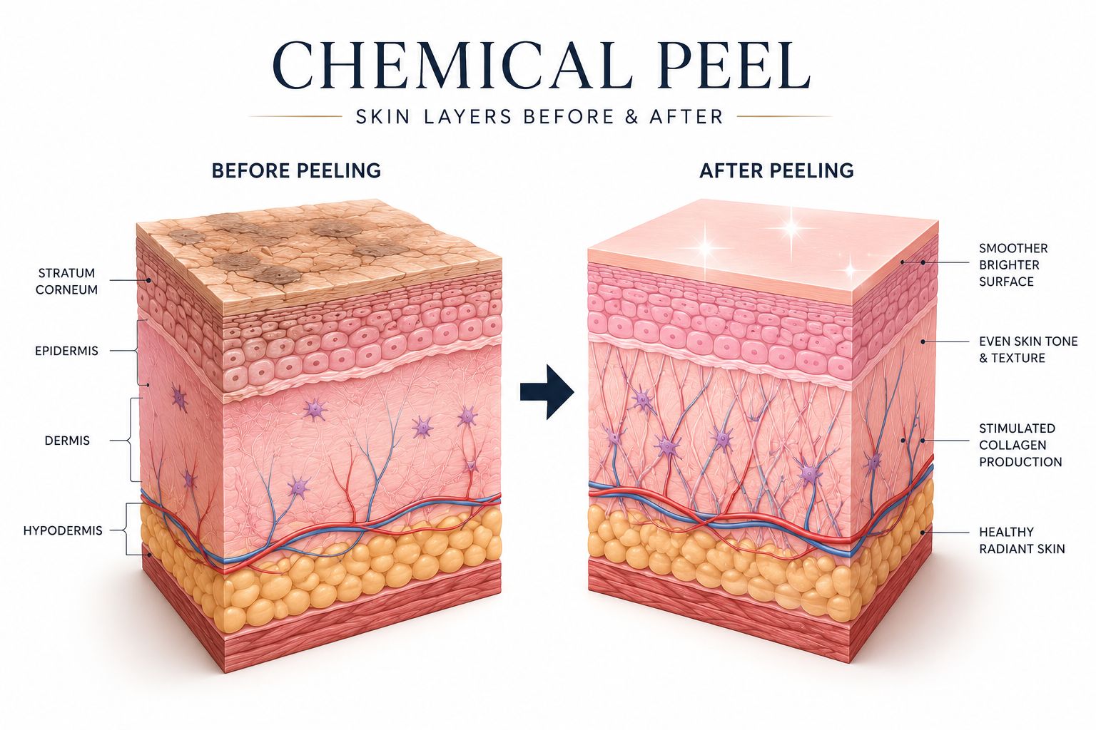 Chemical Peel Before and After