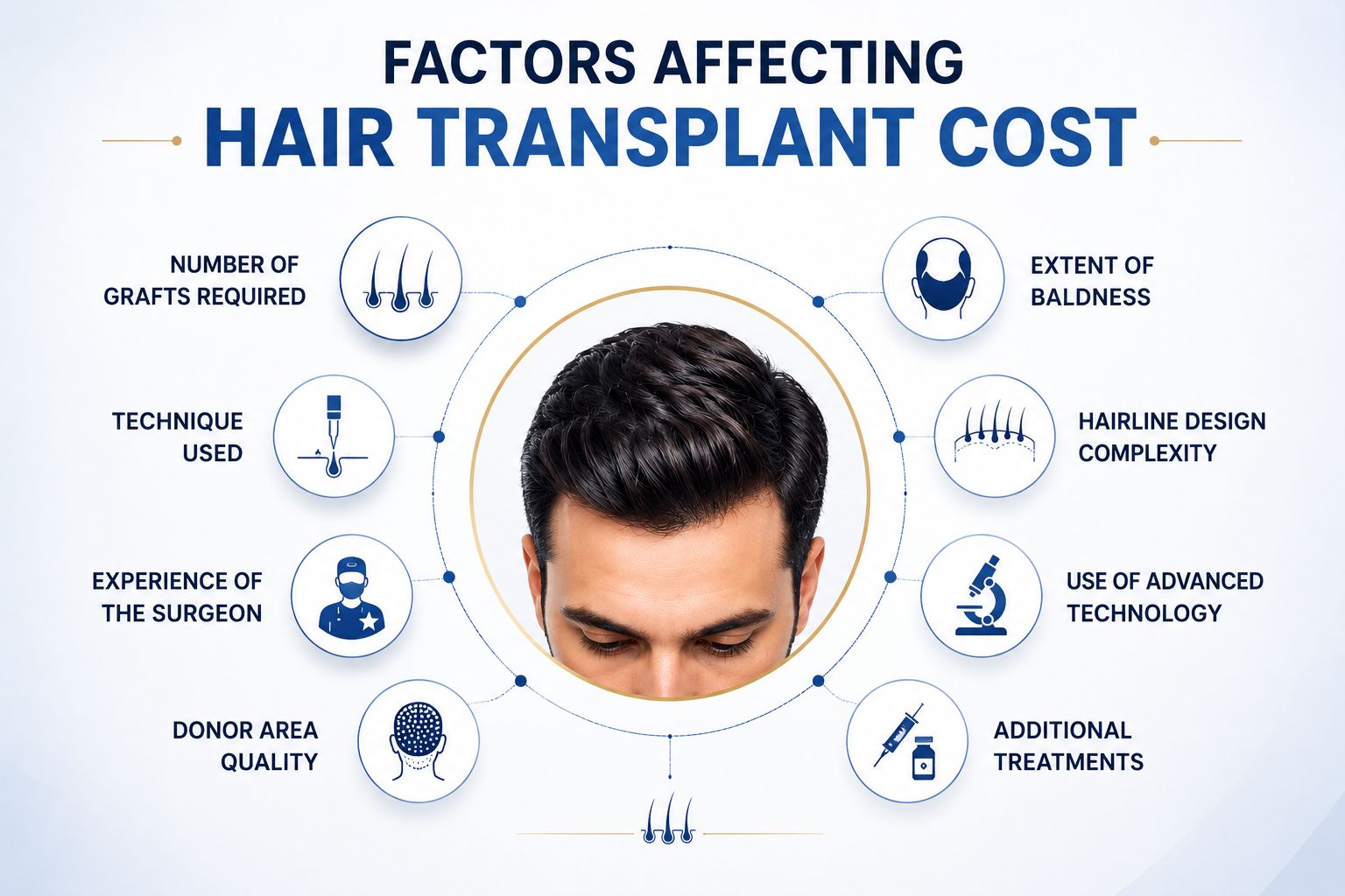 Factors affecting cost of hair transplant