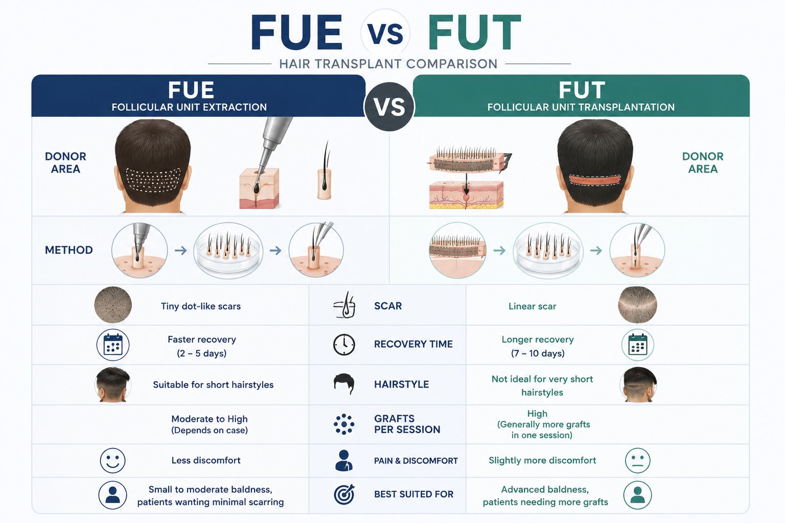 FUT vs FUE 